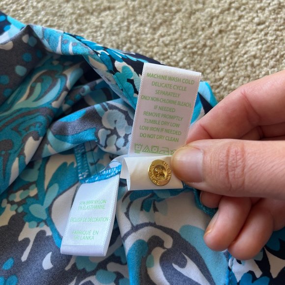 Lilly Pulitzer Blue Dress - Size Small - Picture 13 of 13